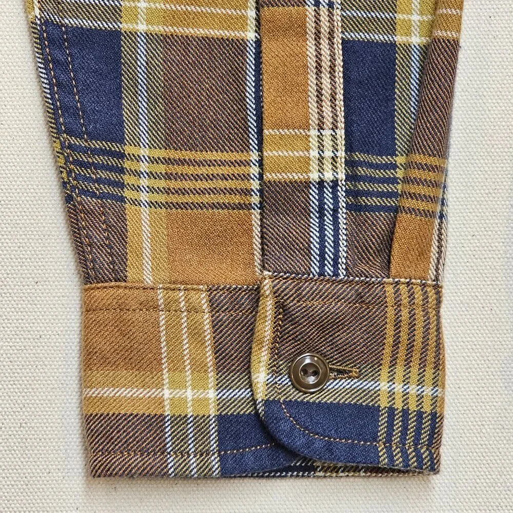 J.Crew Wallace & Barnes Flannel Plaid Button Down Slim M